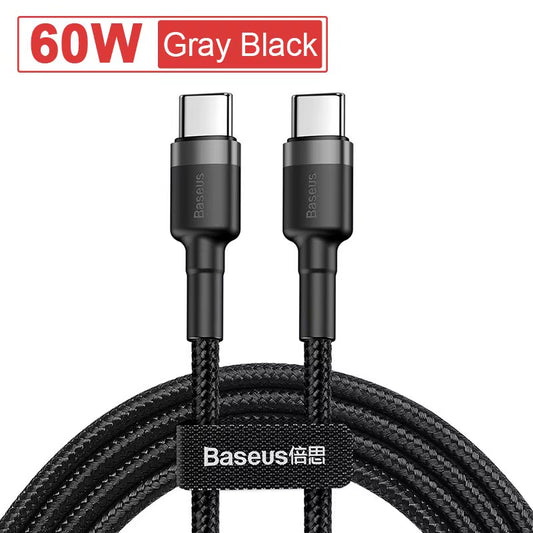 USB Type C to USB C Cable for Iphone 17 16 100W/5A PD Fast Charging Charger Cord for Macbook Xiaomi Samsung Type-C Cable